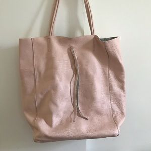 Pink Italian Leather Purse